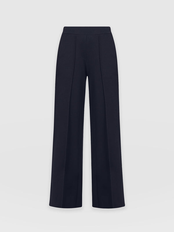 Keller Wide Leg Pant Navy - Women's Trousers | Saint + Sofia® EU