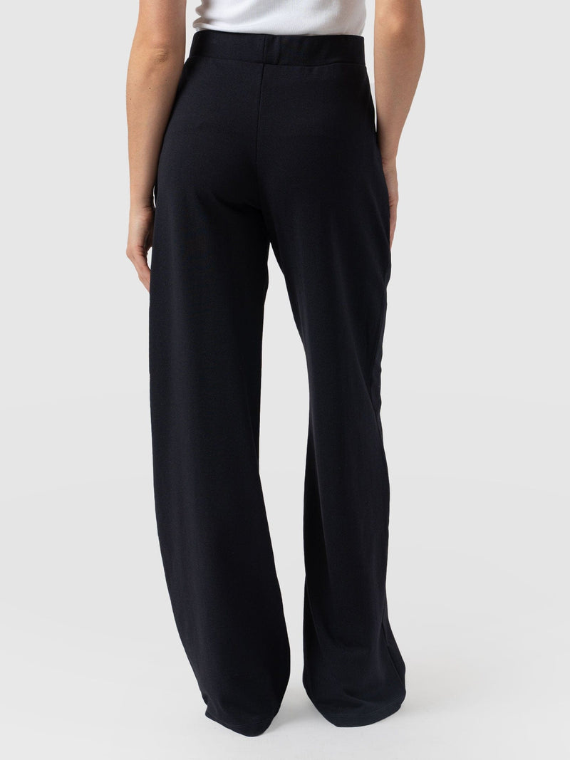 Keller Wide Leg Pant Navy - Women's Trousers | Saint + Sofia® EU