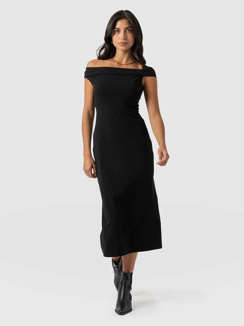 Kelsea Midaxi Dress Black - Women's Dresses | Saint + Sofia® EU