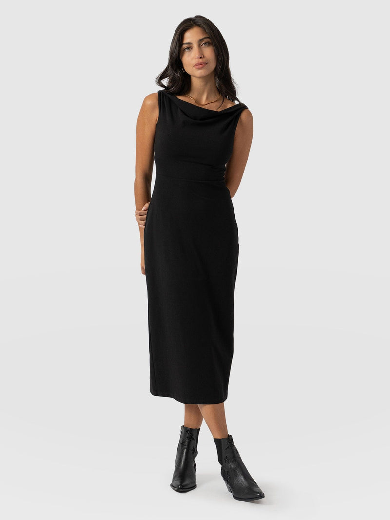 Kelsea Midaxi Dress Black - Women's Dresses | Saint + Sofia® EU