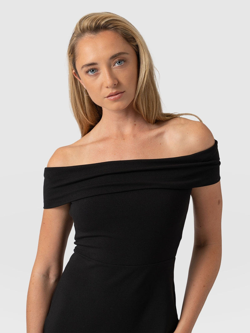 Kelsea Midaxi Dress Black - Women's Dresses | Saint + Sofia® UK