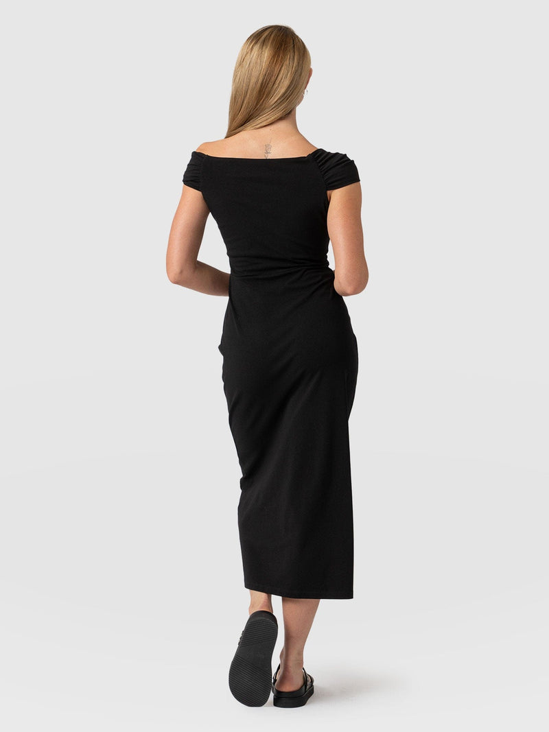 Kelsea Midaxi Dress Black - Women's Dresses | Saint + Sofia® UK