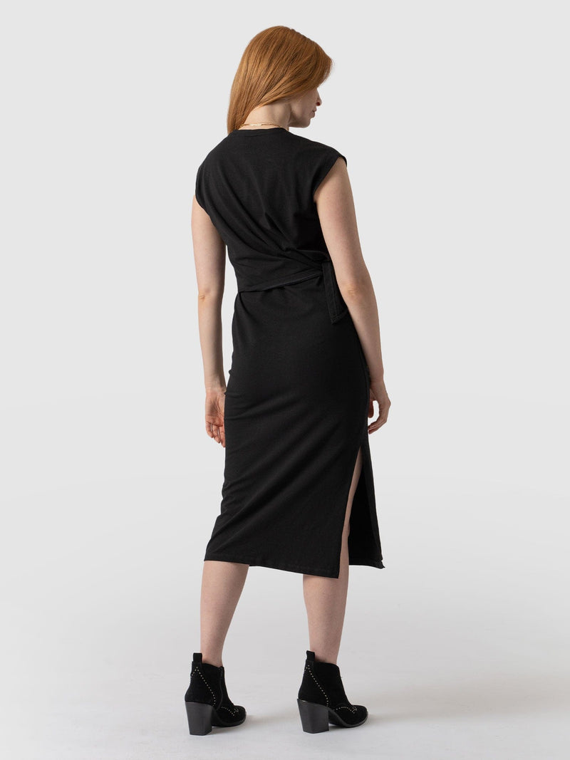 Kensal Knot Dress Black - Women's Dresses | Saint + Sofia® EU