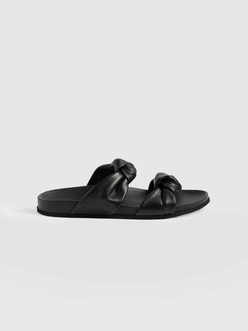 Kingston Knot Sandal Black - Women's Sandals | Saint + Sofia® EU