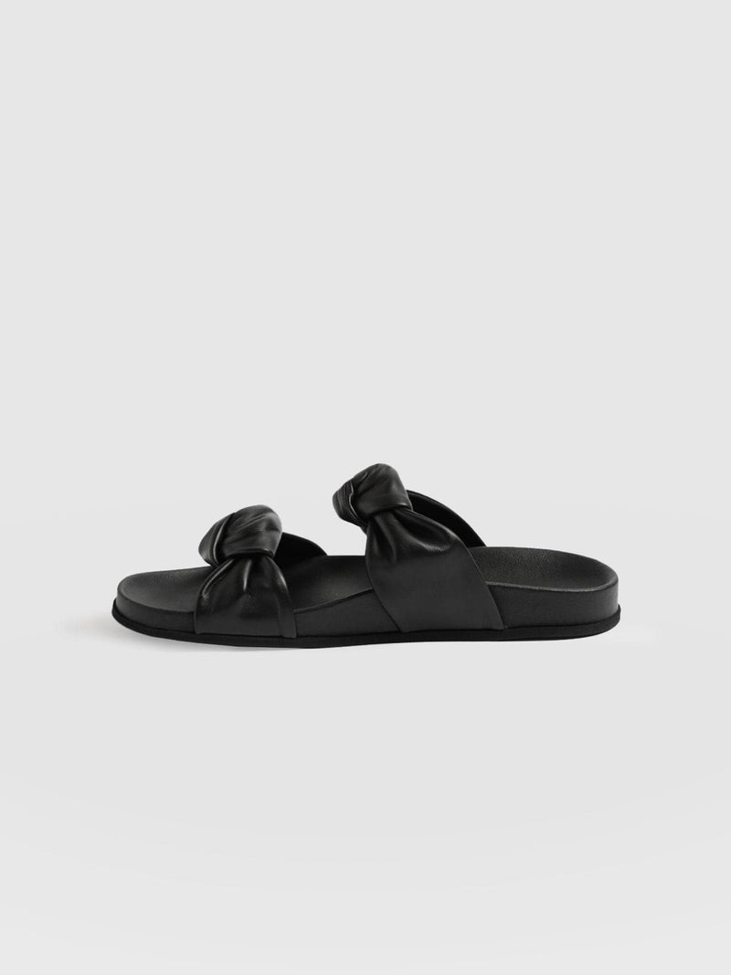 Kingston Knot Sandal Black - Women's Sandals | Saint + Sofia® EU