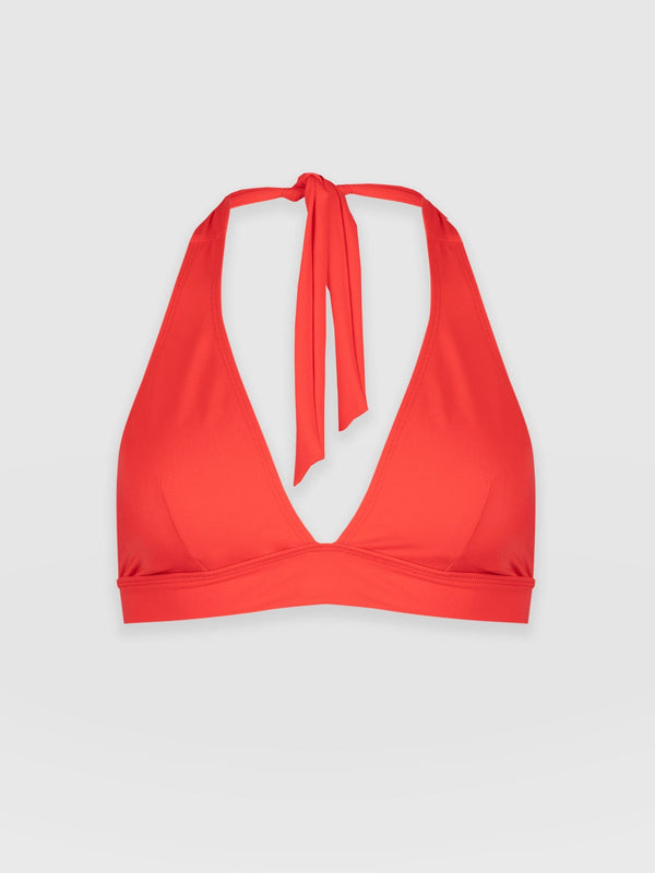 Kyra Bikini Top Red - Women's Swimwear | Saint + Sofia® EU
