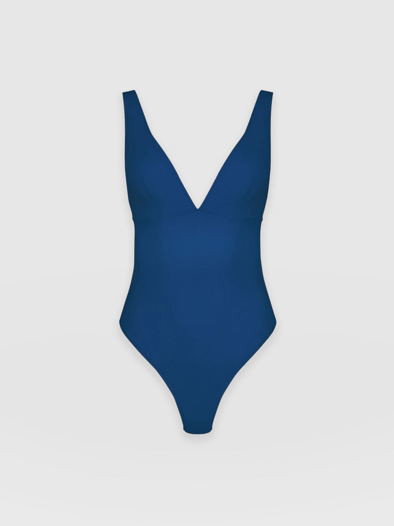 Levana Swimsuit Navy - Women's Swimwear | Saint + Sofia® EU