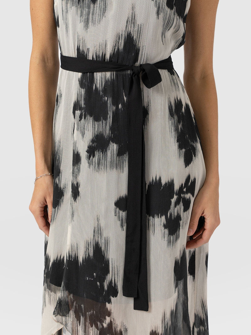 Lexi High Low Dress - White Fade Floral - Women's Dresses | Saint + Sofia® EU