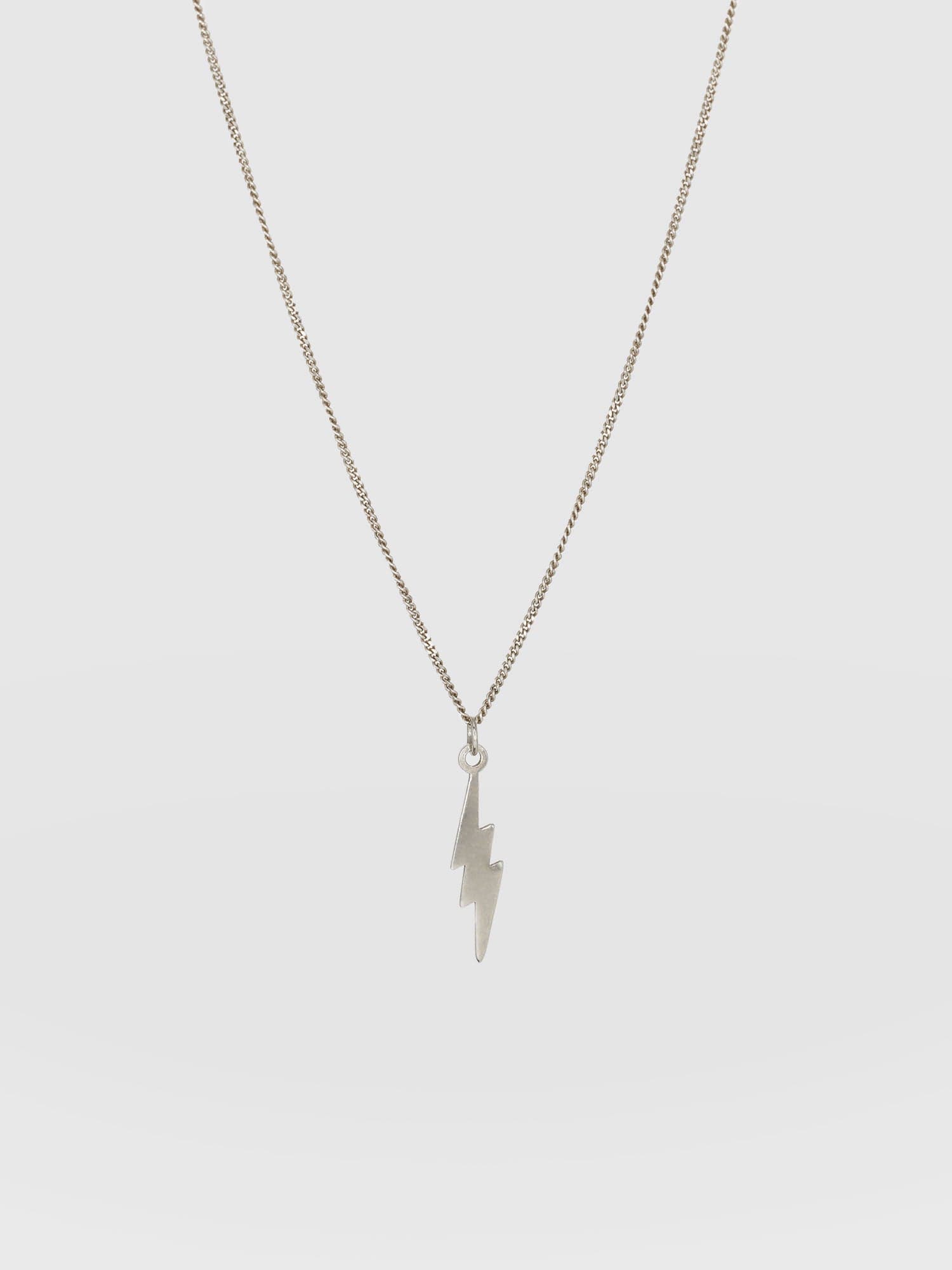 Lightning Bolt Pendant Necklace Silver - Women's Necklaces | Saint + Sofia® EU