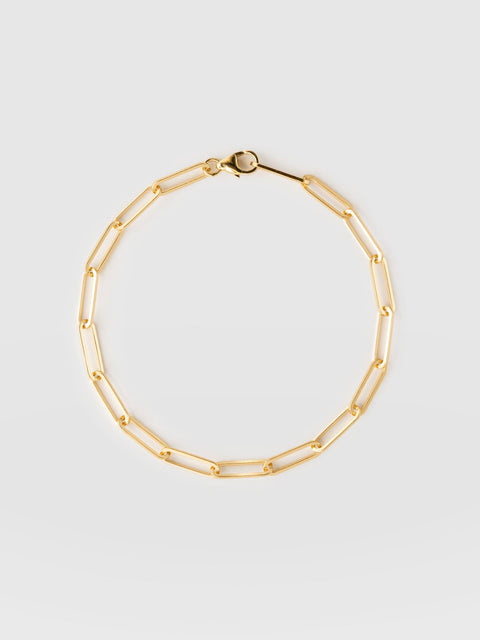 Link Chain Bracelet Gold - Women's Jewellery | Saint + Sofia® EU