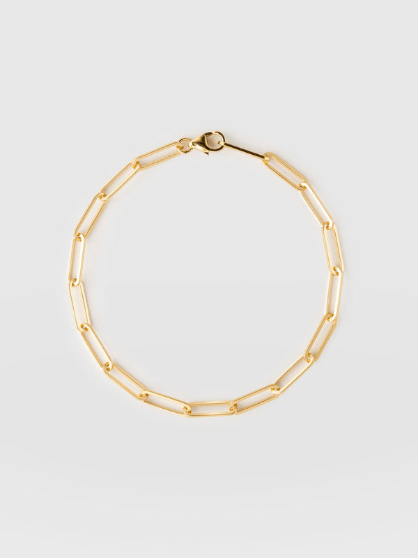 Link Chain Bracelet Gold - Women's Jewellery | Saint + Sofia® EU