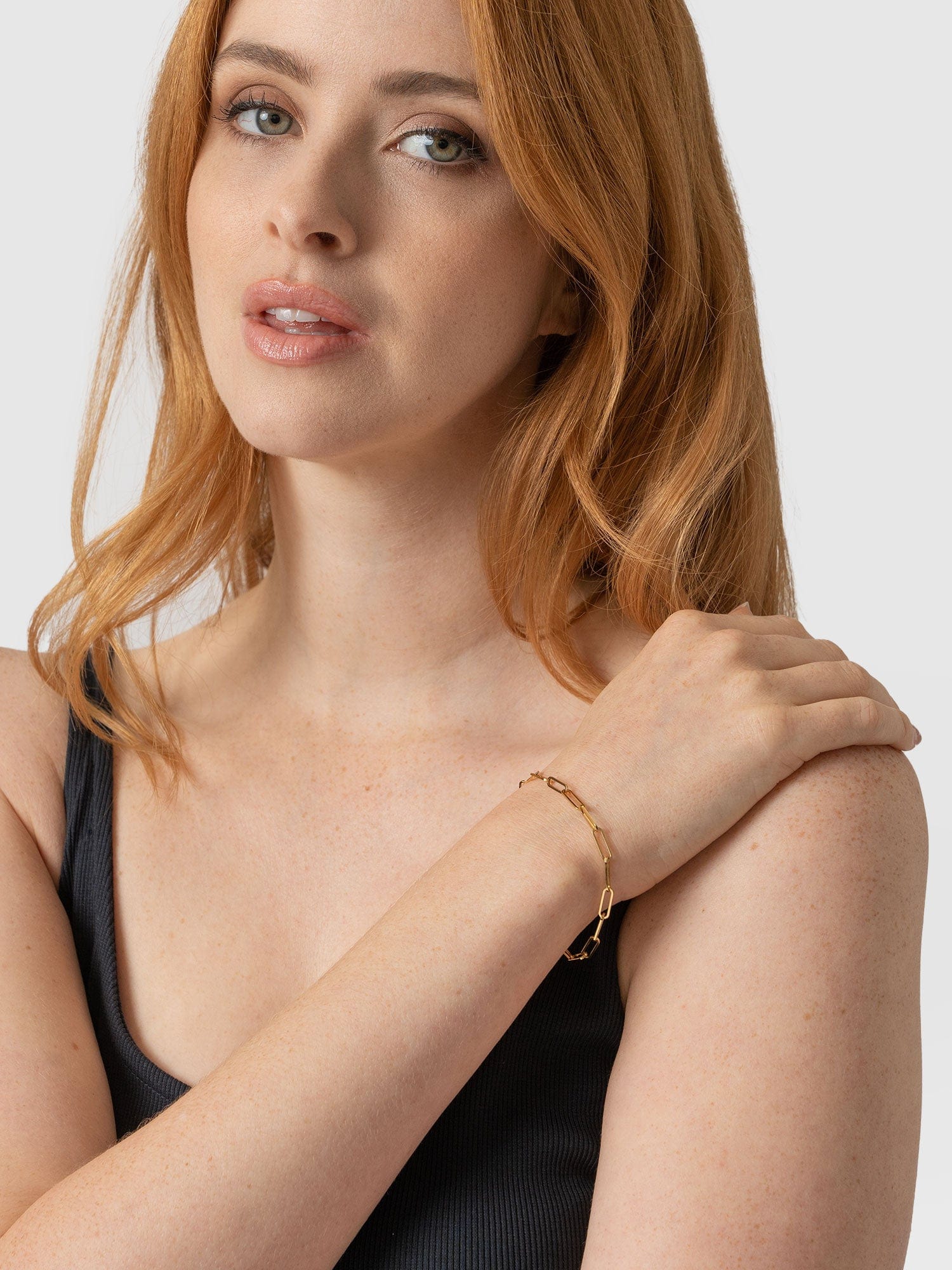 Link Chain Bracelet Gold - Women's Jewellery | Saint + Sofia® EU