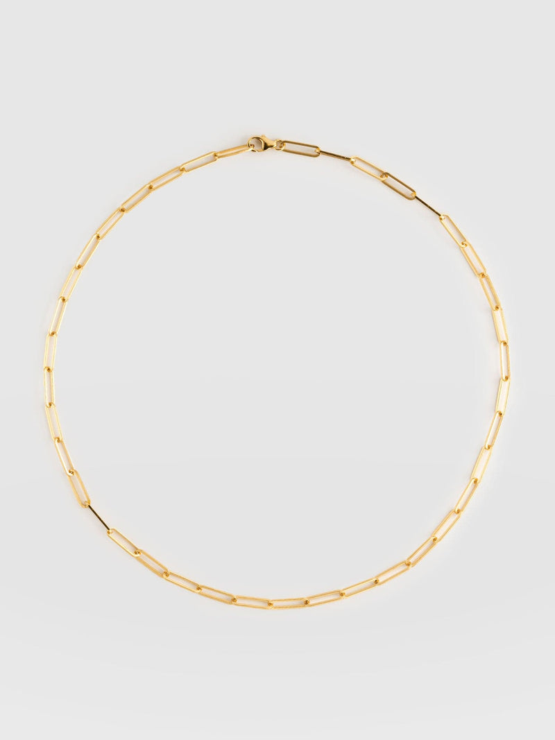 Link Chain Necklace Gold - Women's Jewellery | Saint + Sofia® EU