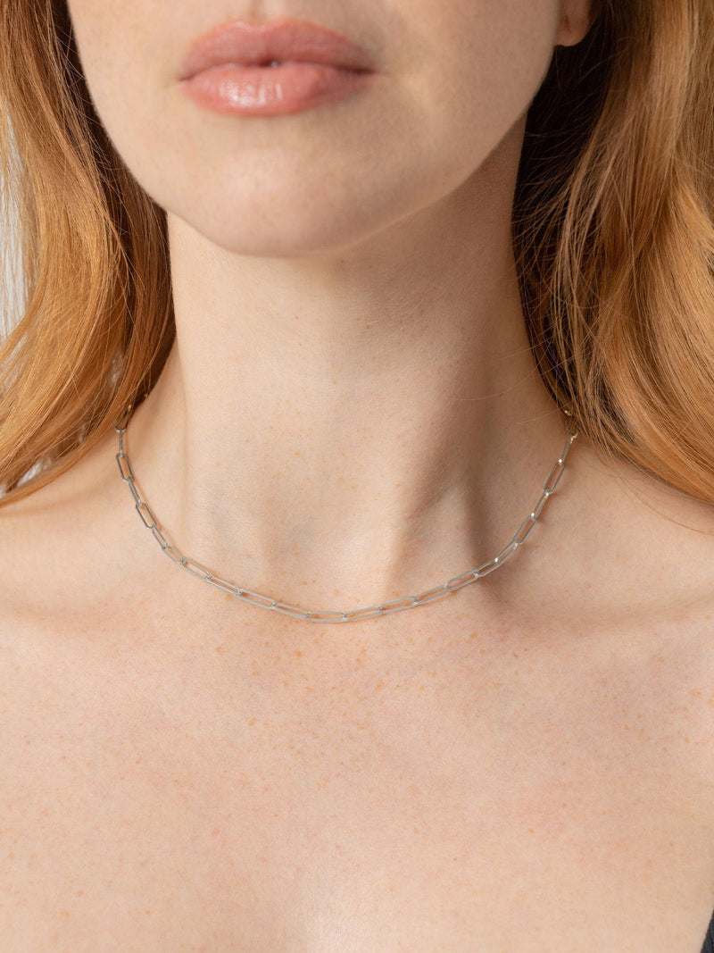 Link Chain Necklace Silver - Women's Jewellery | Saint + Sofia® EU