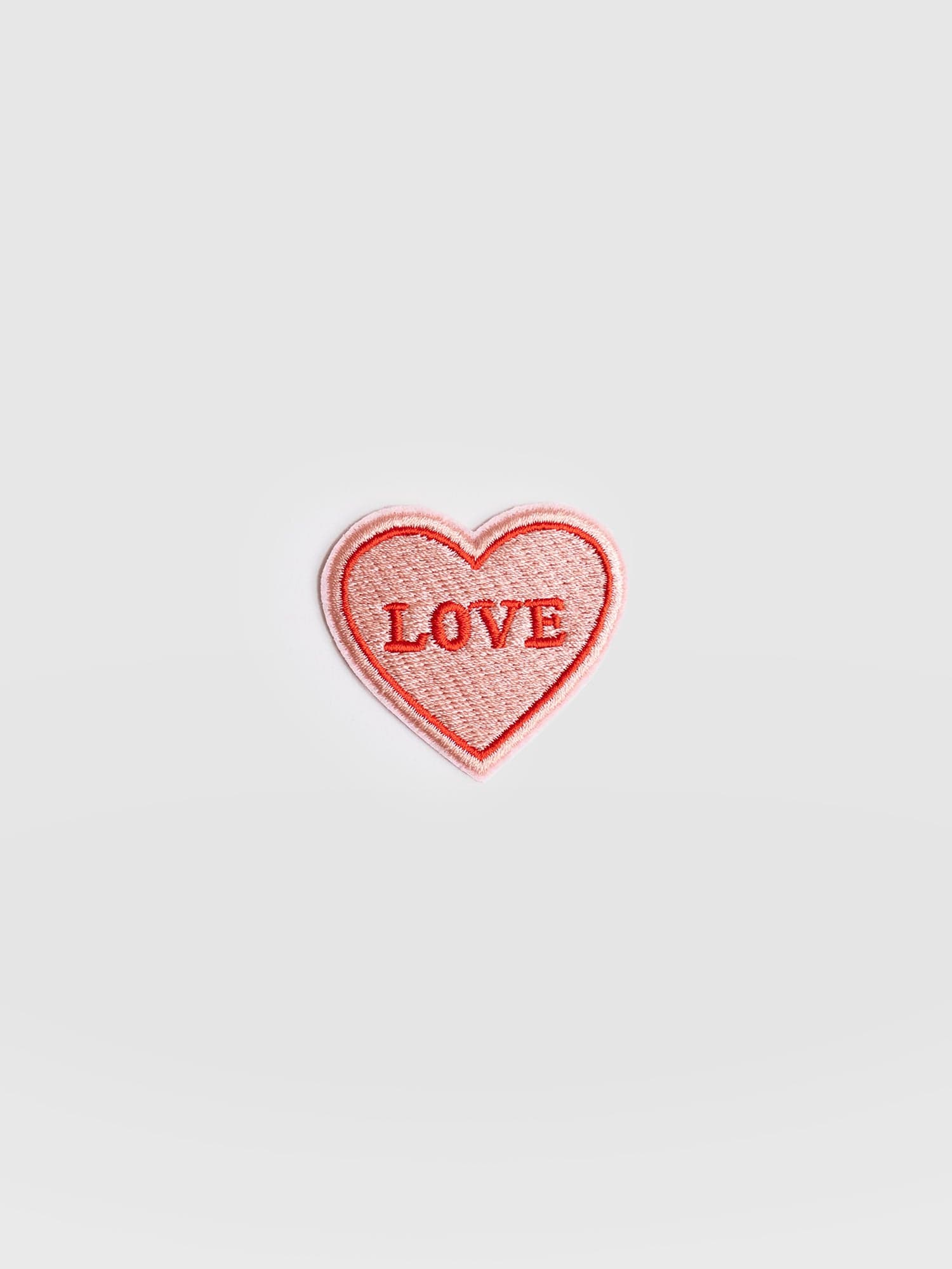 Love Heart Sticker Badge - Pink - Women's Accessories | Saint + Sofia® EU