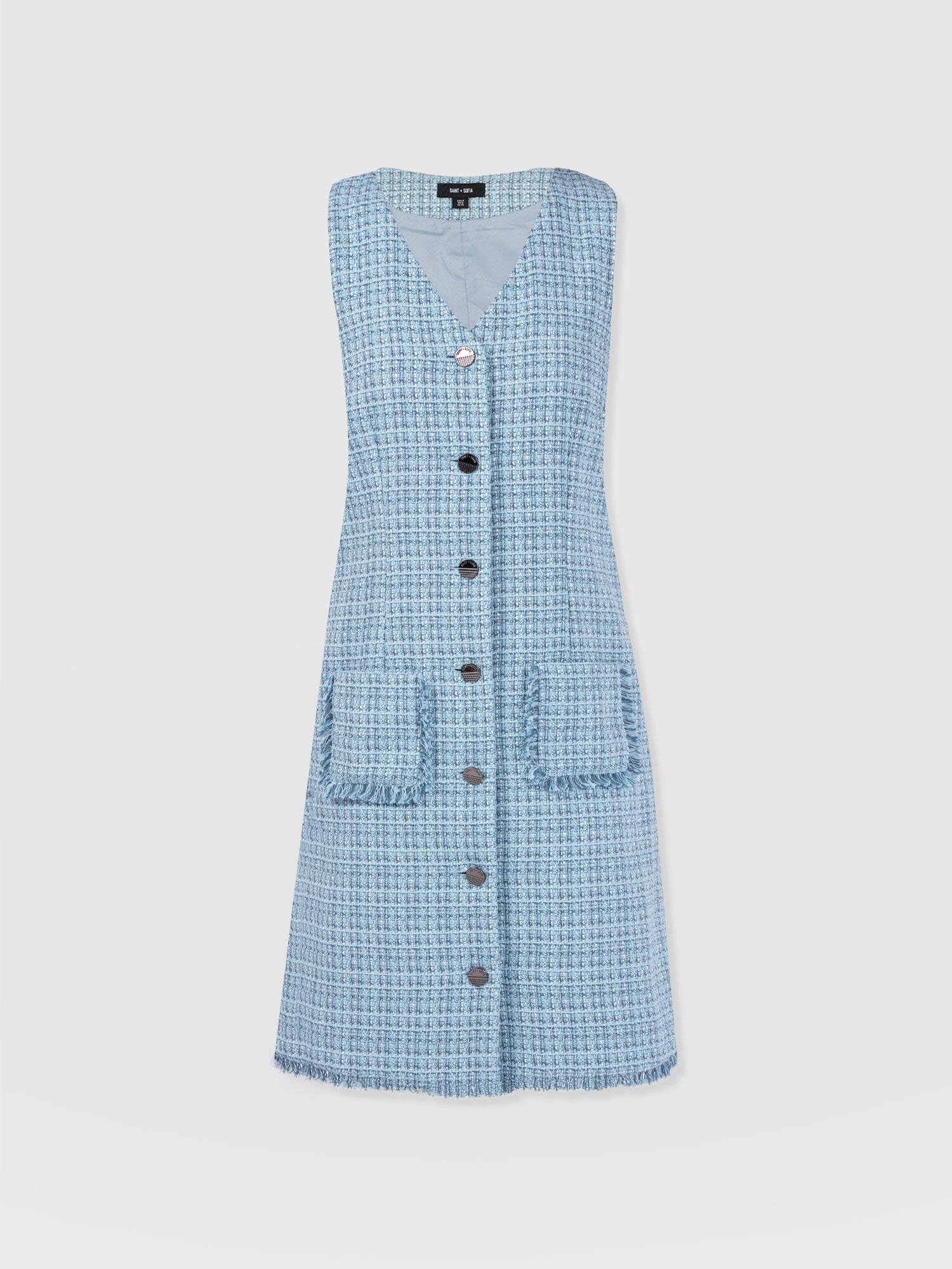 Luther Mini Dress Pale Blue - Women's Dresses | Saint + Sofia® EU