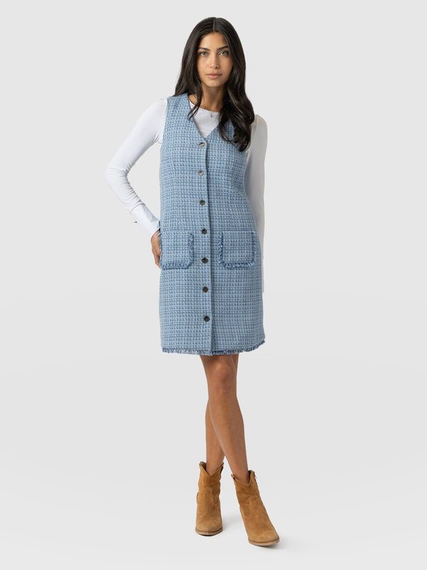 Luther Mini Dress Pale Blue - Women's Dresses | Saint + Sofia® EU