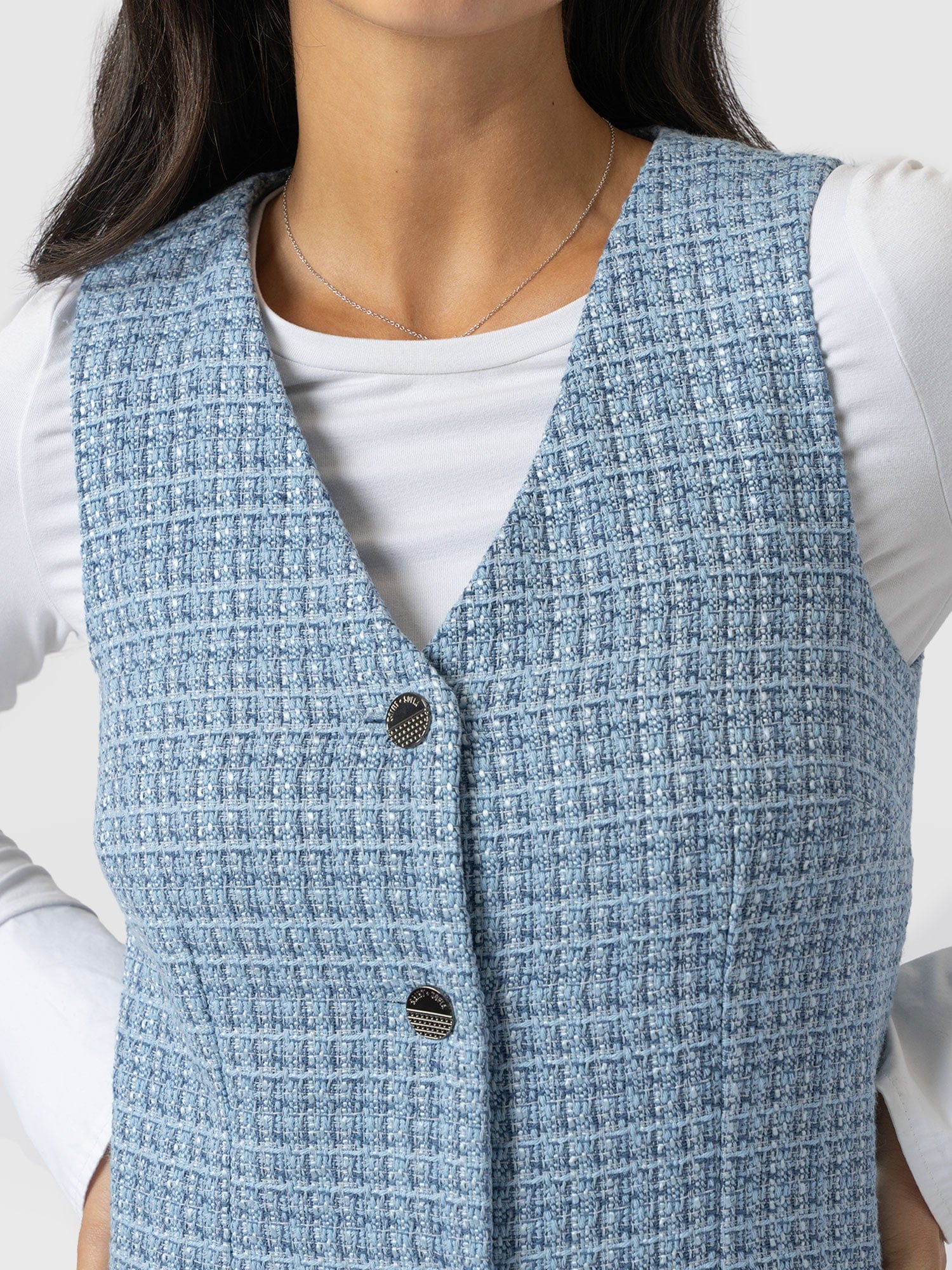 Luther Mini Dress Pale Blue - Women's Dresses | Saint + Sofia® EU