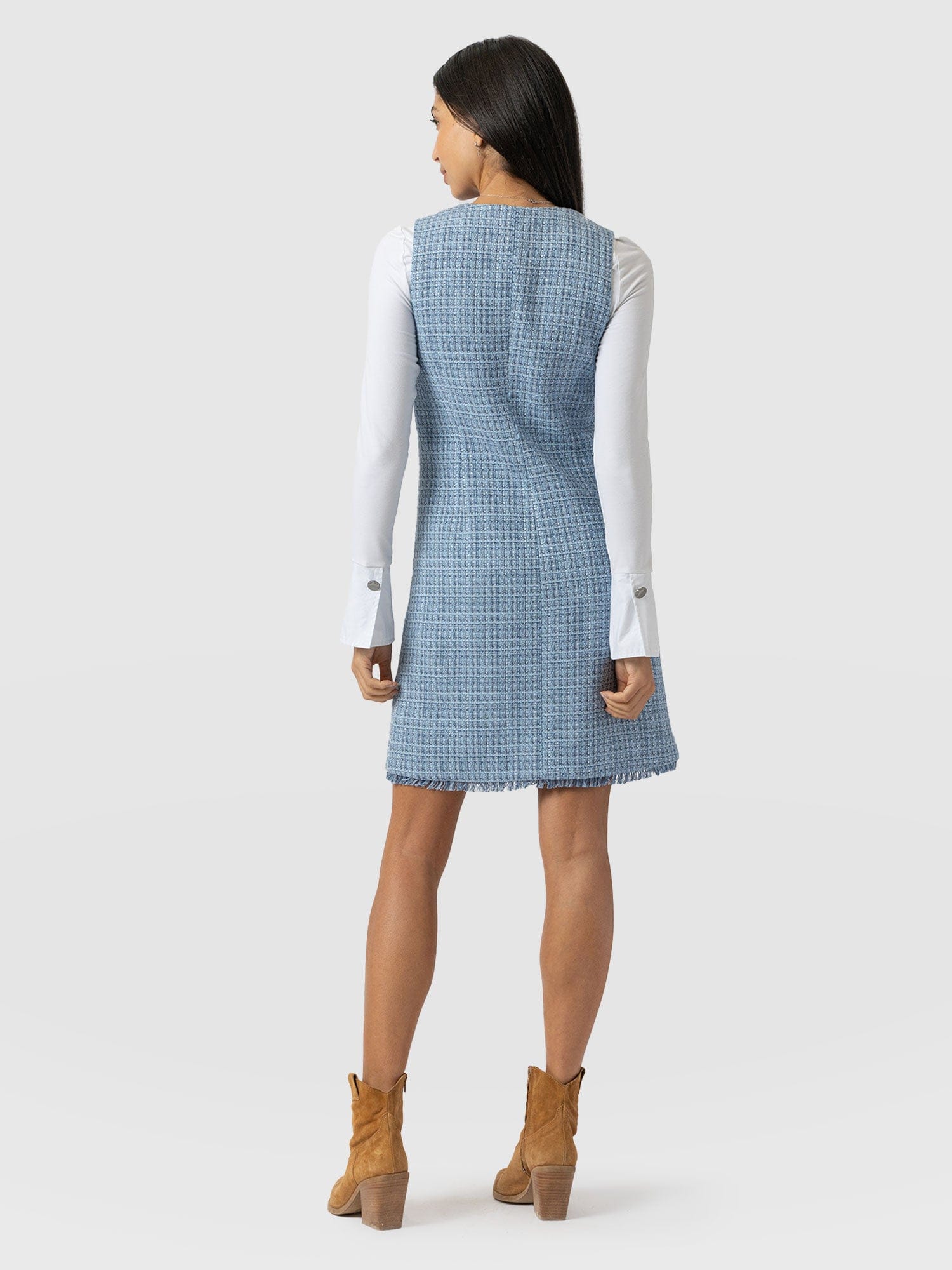 Luther Mini Dress Pale Blue - Women's Dresses | Saint + Sofia® EU