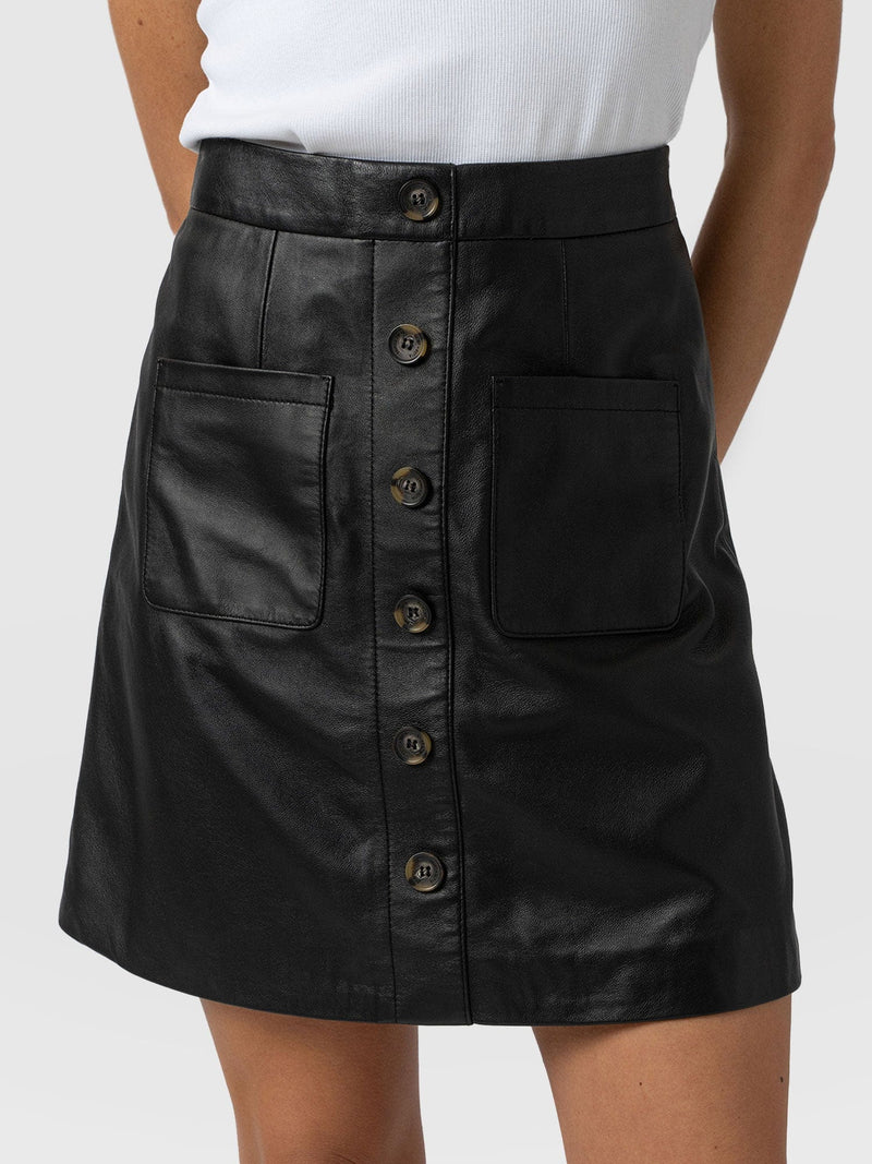 Luther Mini Skirt Black  - Women's Skirts | Saint + Sofia® EU