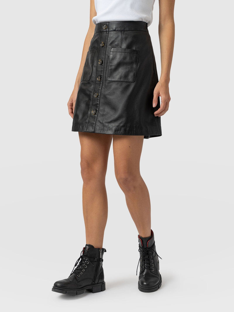 Luther Mini Skirt Black  - Women's Skirts | Saint + Sofia® EU