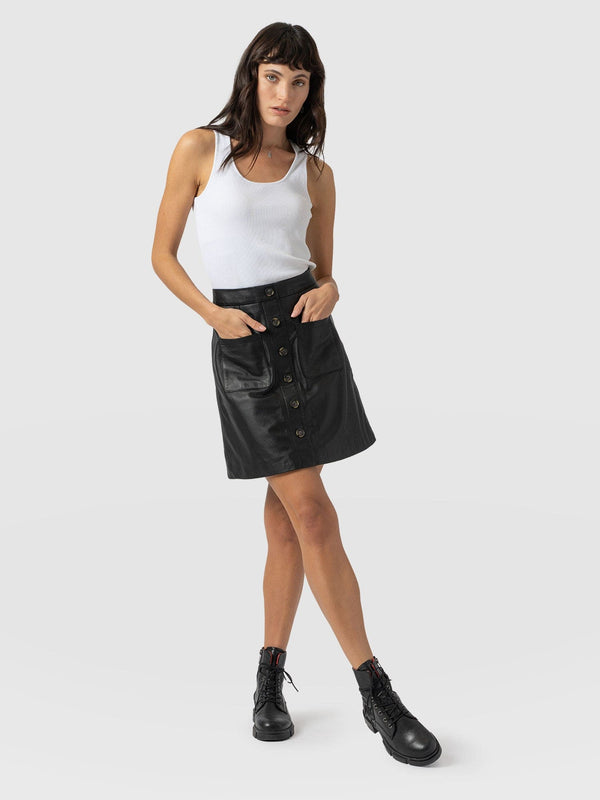 Luther Mini Skirt Black  - Women's Skirts | Saint + Sofia® EU