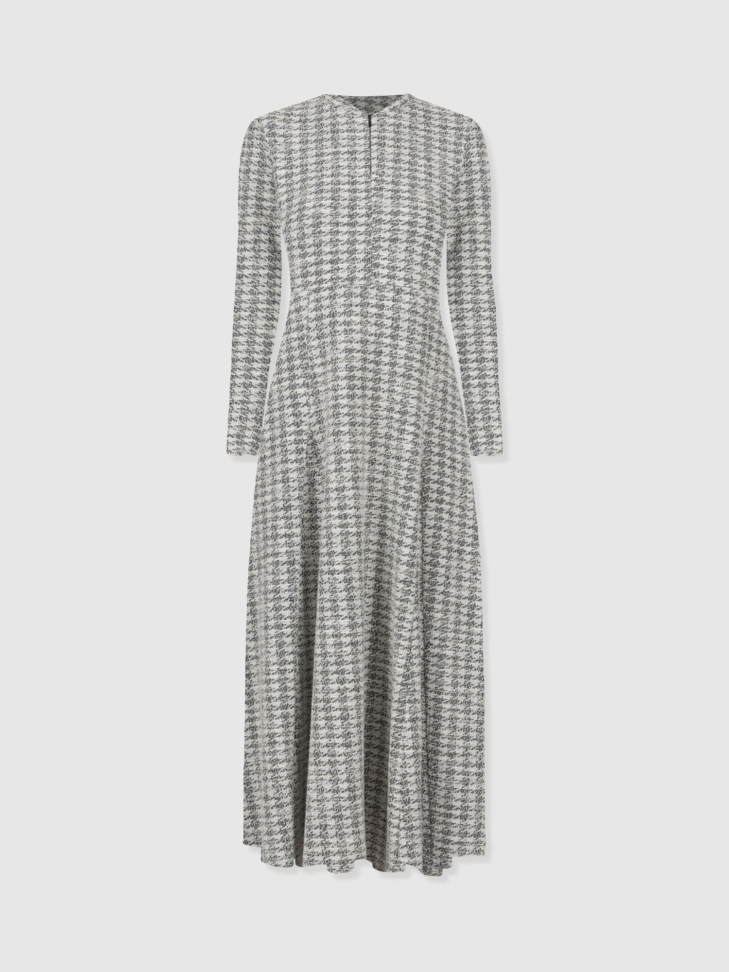 Macie Zip Up Dress - Cream Boucle - Women's Dresses | Saint + Sofia® EU