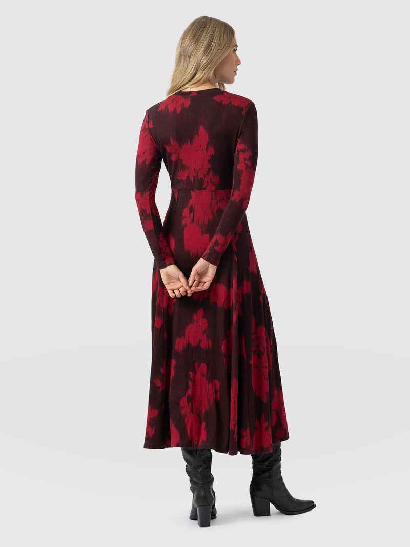 Macie Zip Up Dress - Pink Fade Floral - Women's Dresses | Saint + Sofia® EU