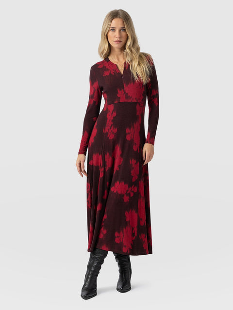 Macie Zip Up Dress - Pink Fade Floral - Women's Dresses | Saint + Sofia® EU