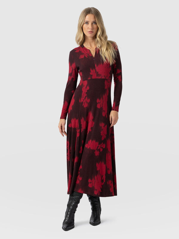 Macie Zip Up Dress - Pink Fade Floral - Women's Dresses | Saint + Sofia® EU