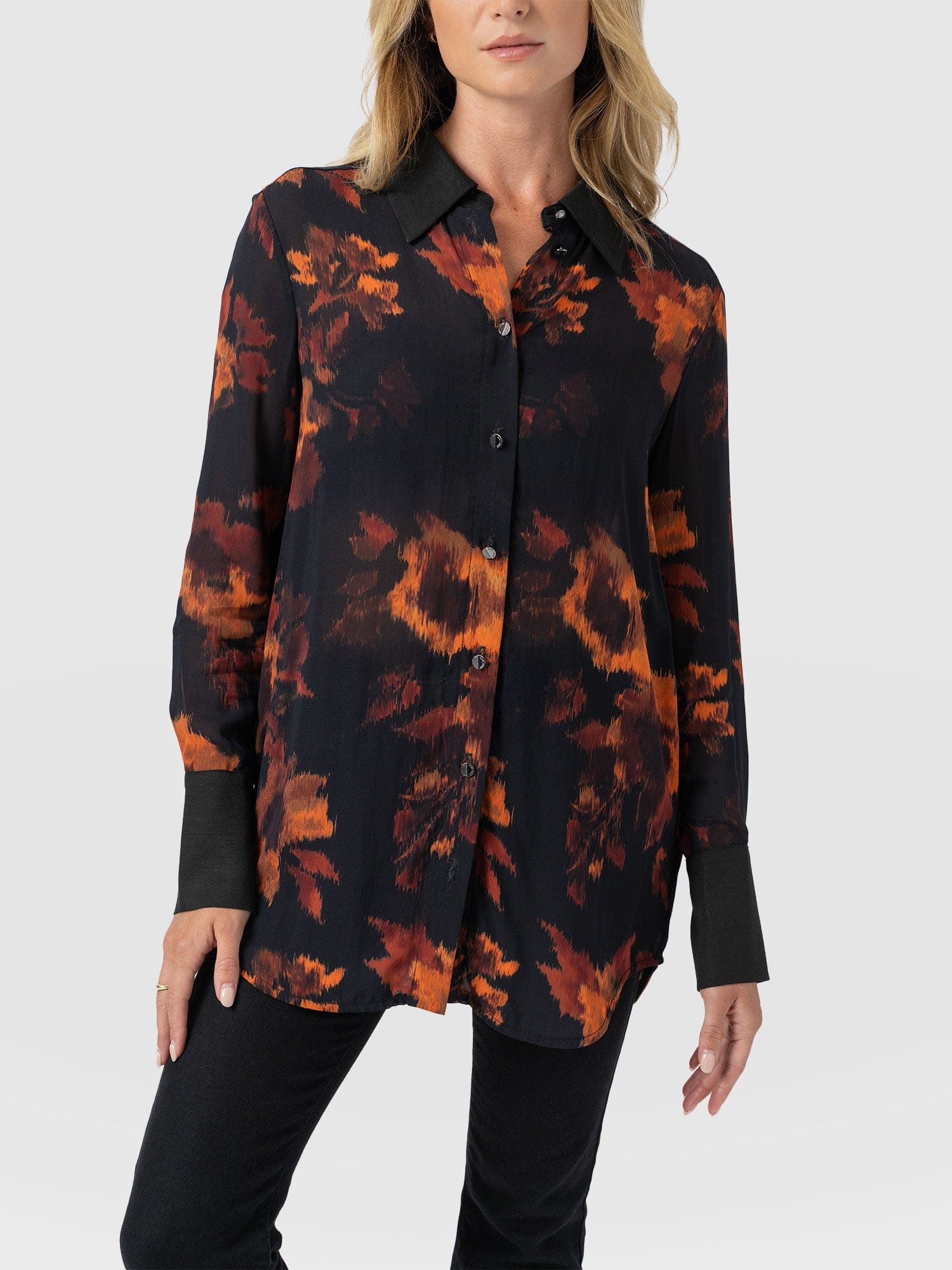 Madison Shirt - Autumn Floral - Women's Blouses | Saint + Sofia® EU