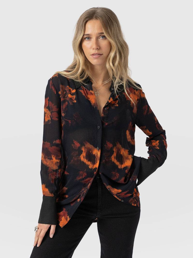Madison Shirt - Autumn Floral - Women's Blouses | Saint + Sofia® EU