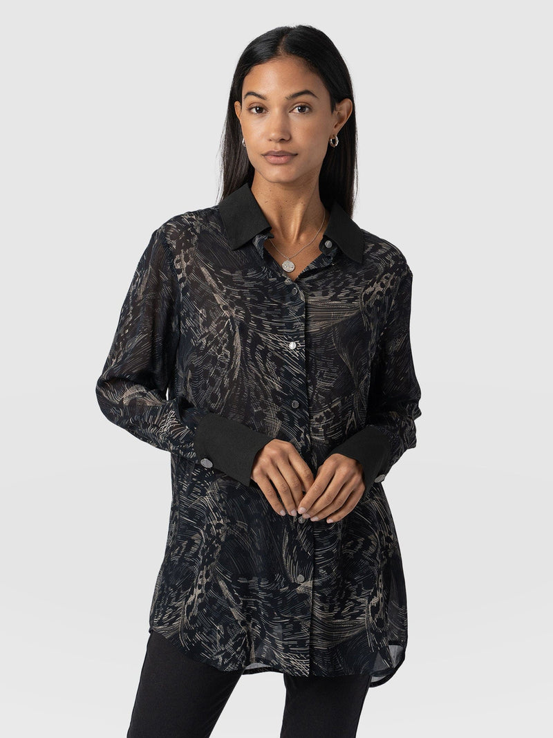 Madison Shirt Spot Feather - Women's Shirts | Saint + Sofia® EU