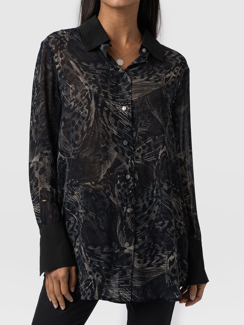 Madison Shirt Spot Feather - Women's Shirts | Saint + Sofia® EU