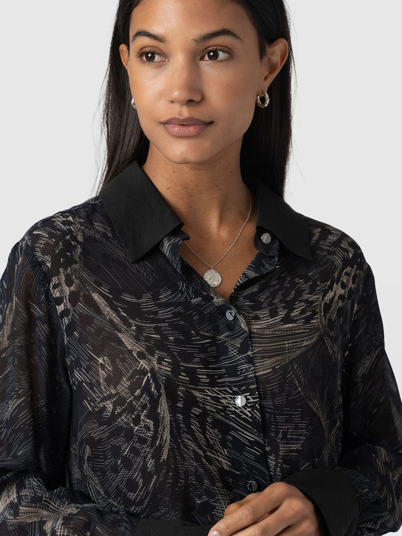 Madison Shirt Spot Feather - Women's Shirts | Saint + Sofia® EU