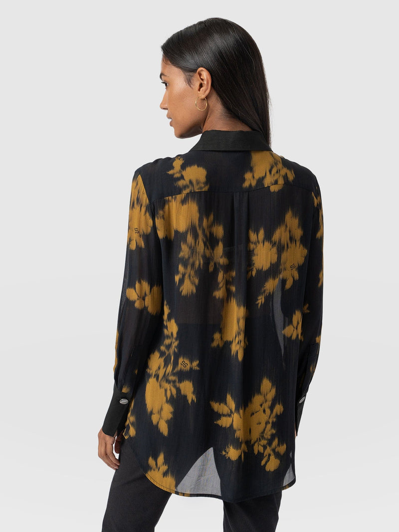 Madison Shirt Yellow Fade Floral - Women's Shirts | Saint + Sofia® EU