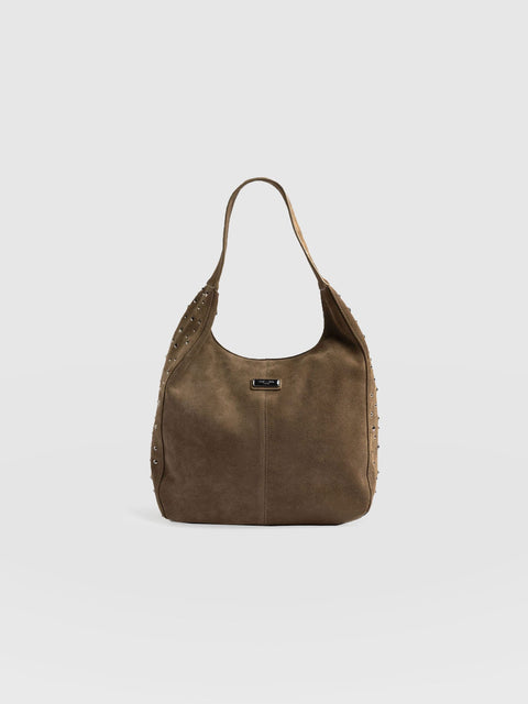 Margot Hobo Shoulder Bag Khaki - Women's Bags | Saint + Sofia® EU