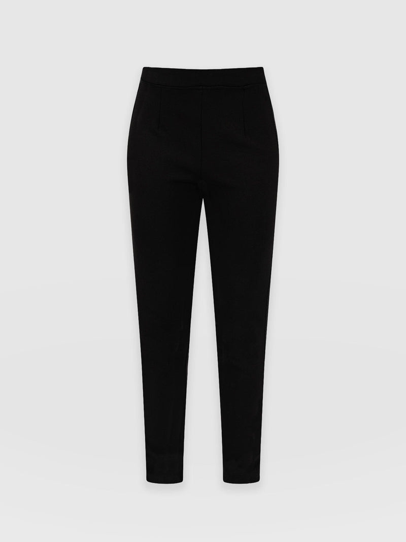 Marlow Tapered Pant Black - Women's Trousers | Saint + Sofia® EU