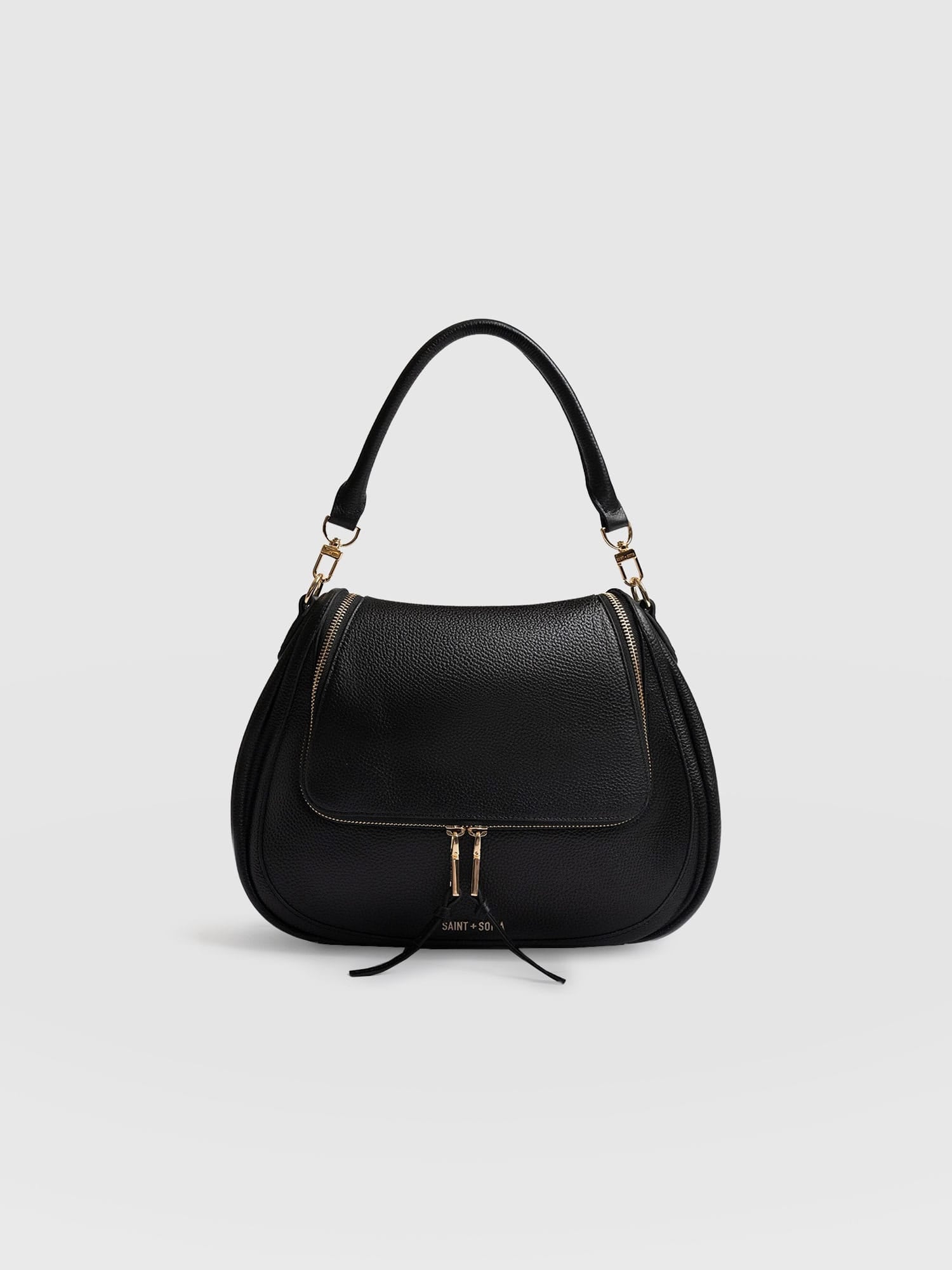 Marlowe Messenger Bag - Black - Women's Handbags | Saint + Sofia® EU