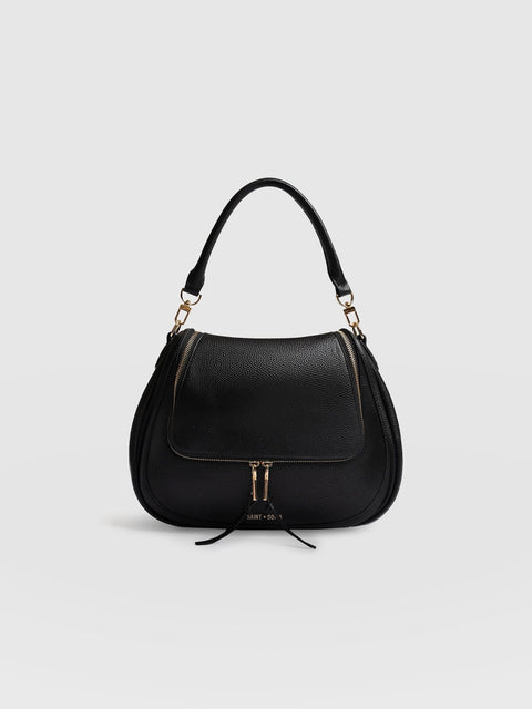 Marlowe Messenger Bag - Black - Women's Handbags | Saint + Sofia® EU