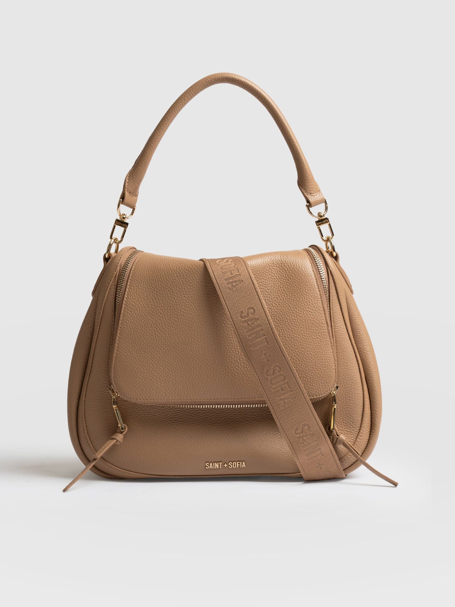 Marlowe Messenger Bag - Caramel - Women's Handbags | Saint + Sofia® EU