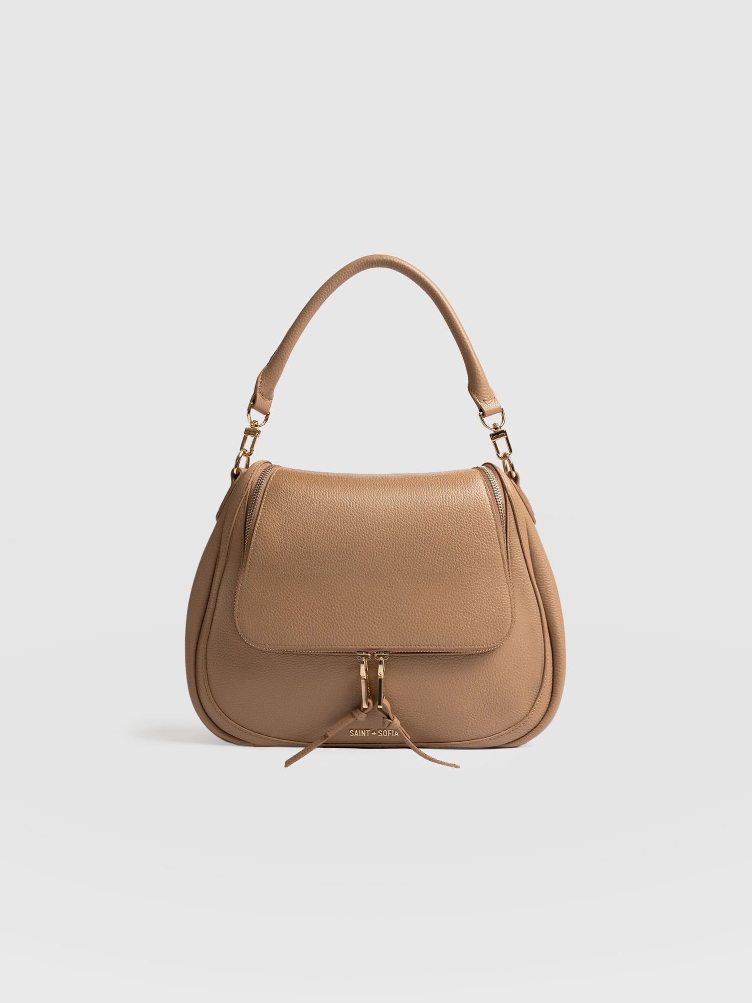 Marlowe Messenger Bag - Caramel - Women's Handbags | Saint + Sofia® EU