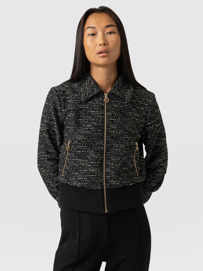 Melrose Jacket Black - Women's Jackets | Saint + Sofia® EU