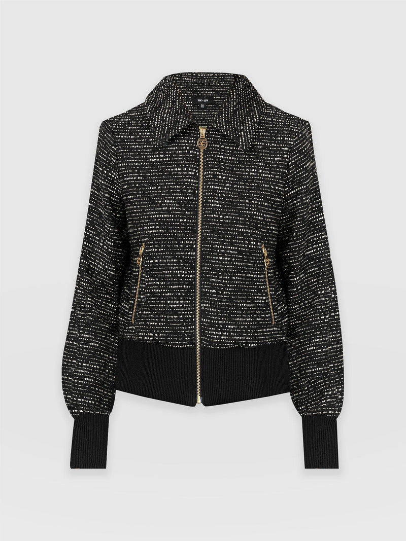 Melrose Jacket Black - Women's Jackets | Saint + Sofia® EU