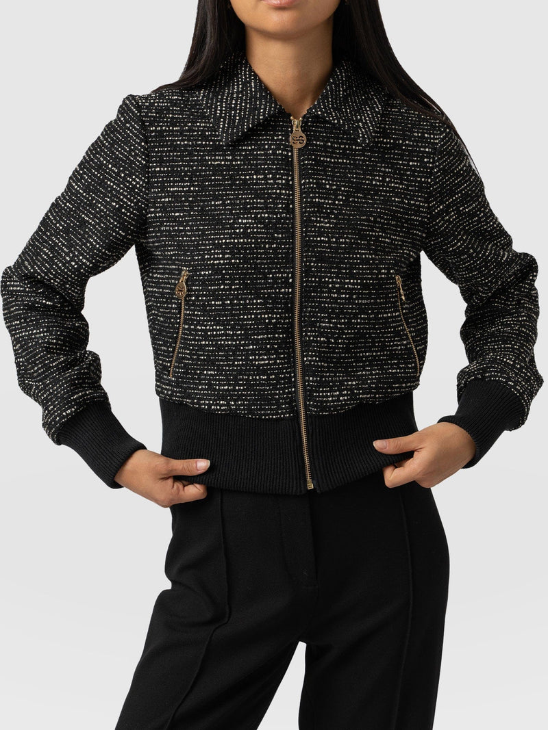 Melrose Jacket Black - Women's Jackets | Saint + Sofia® EU