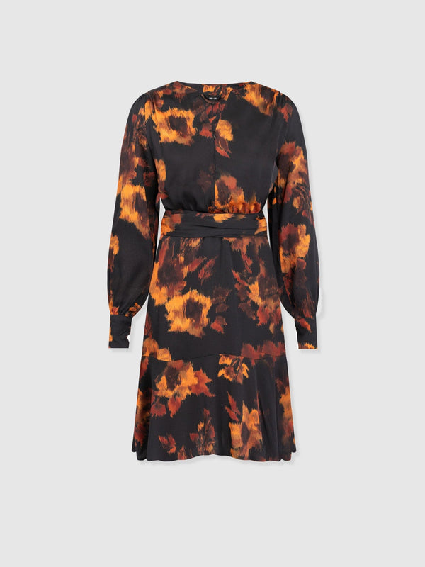 Mini Adaline Zip Up Dress - Autumn Floral - Women's Dresses | Saint + Sofia® EU