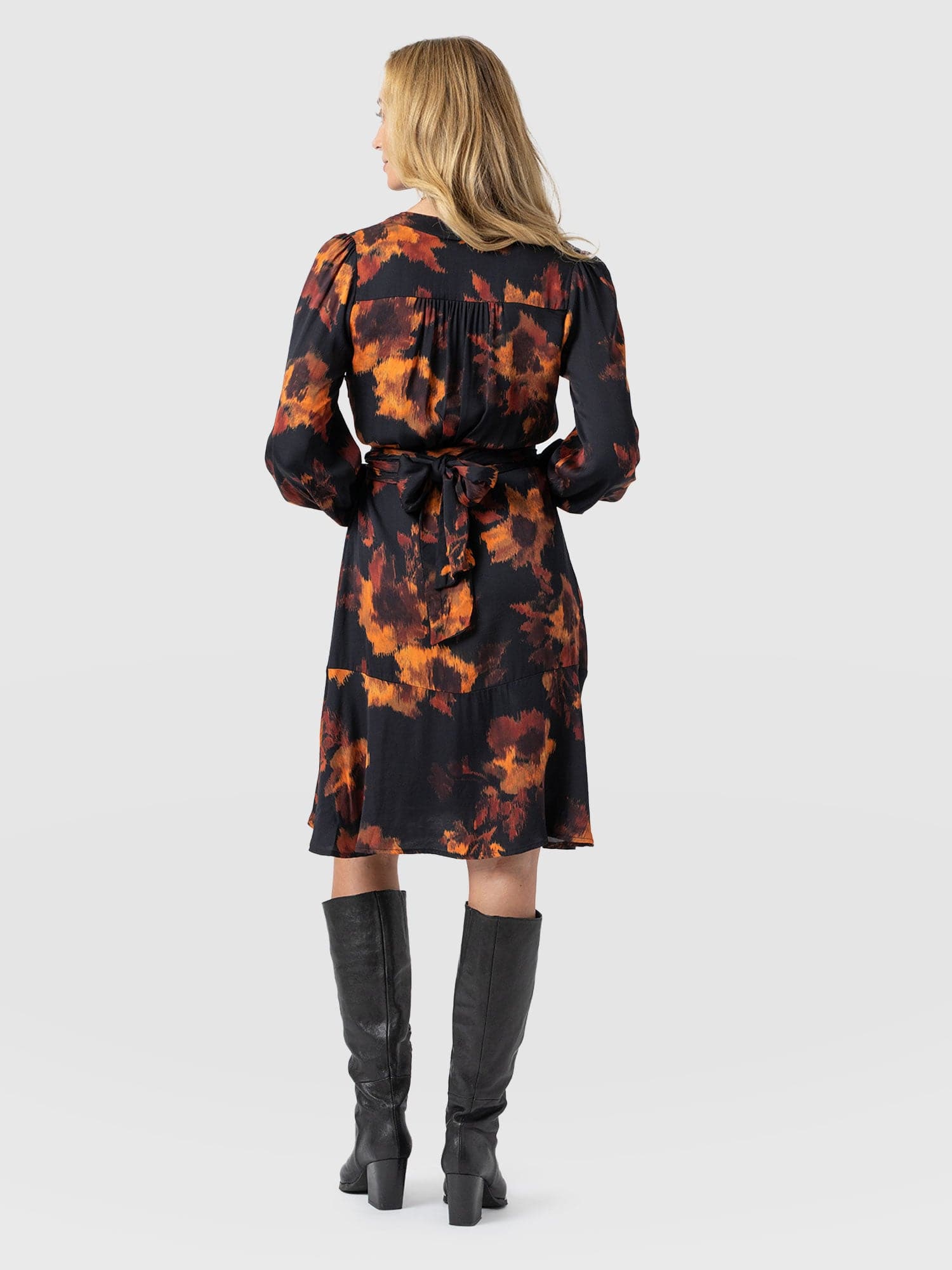 Mini Adaline Zip Up Dress - Autumn Floral - Women's Dresses | Saint + Sofia® EU