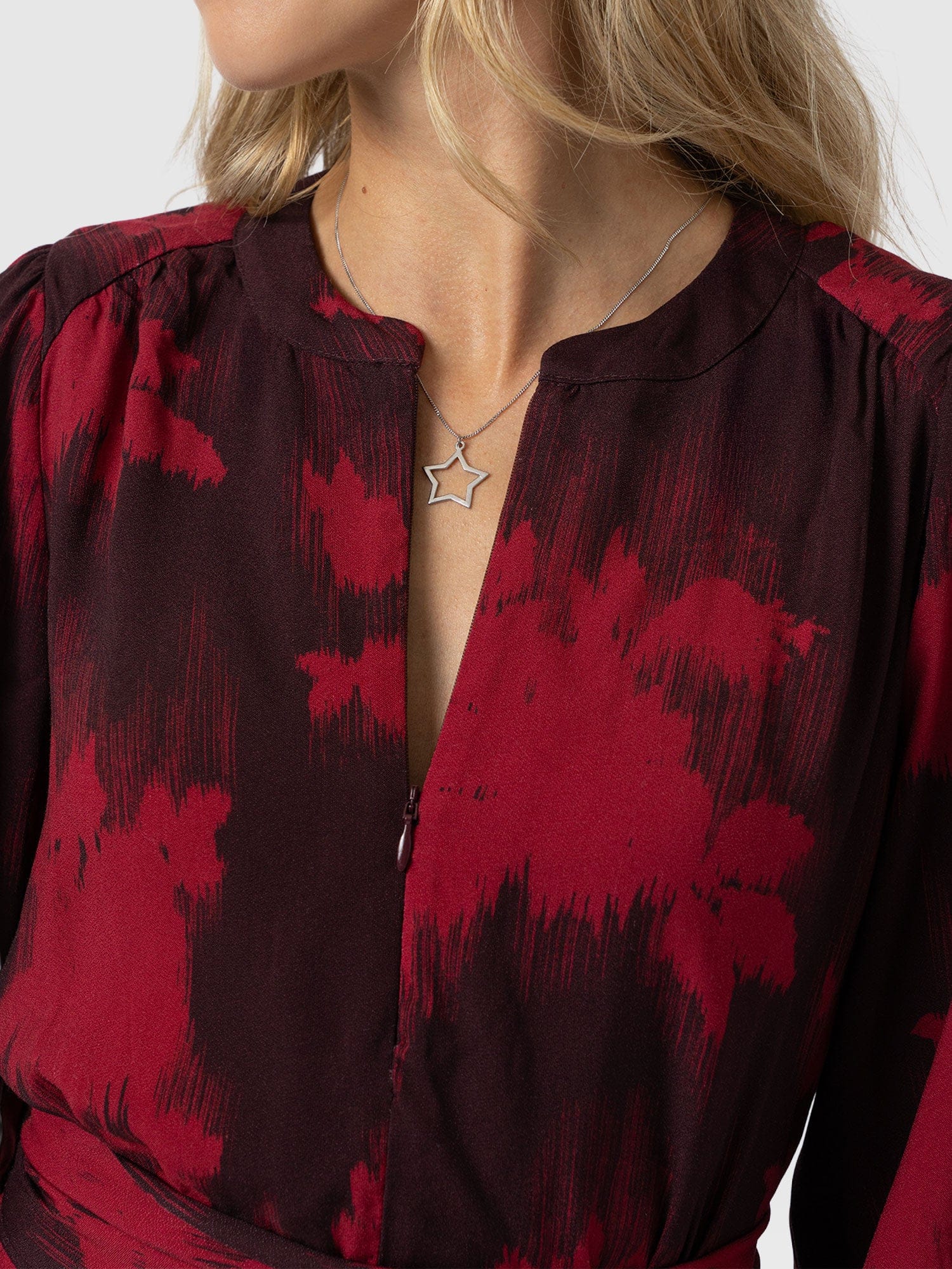 Mini Adaline Zip Up Dress - Pink Fade Floral - Women's Dresses | Saint + Sofia® EU