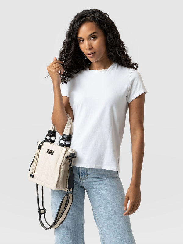 Mini Penny Tote Bag Cream - Women's Bags | Saint + Sofia® EU