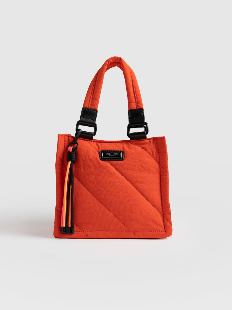 Mini Penny Tote Bag Orange - Women's Bags | Saint + Sofia® EU